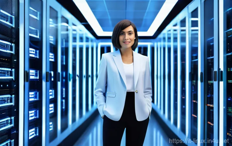 리눅스 전문가로 성장하기 위한 자격증 로드맵 - **Prompt:** A confident and determined Italian female professional in her late 20s, with a stylish b...