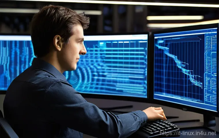 리눅스 실무와 연계된 데이터 관리 기술 - **Prompt 1: The Linux Terminal Maestro**
    "A highly focused male or female IT professional, in th...