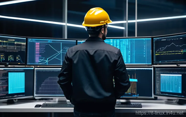 리눅스 실무와 연계된 데이터 관리 기술 - **Prompt 2: The Data Fortress Guardian**
    "A gender-neutral data security expert, calmly standing...