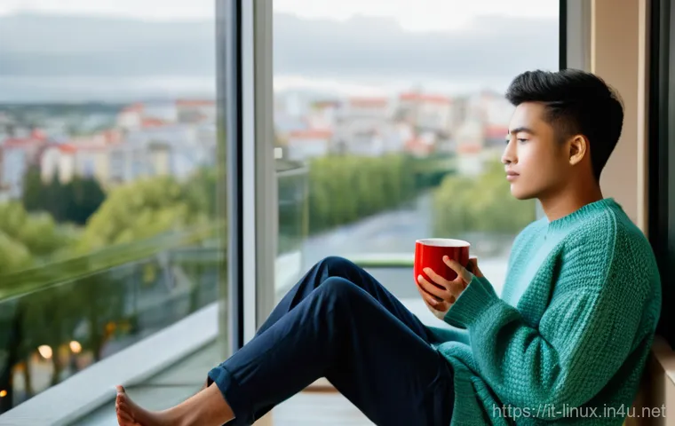 리눅스 실기 시험 대비 효과적인 시간 관리법 - **Prompt:** A focused young adult, approximately 18-22 years old, is deeply engrossed in a practical...