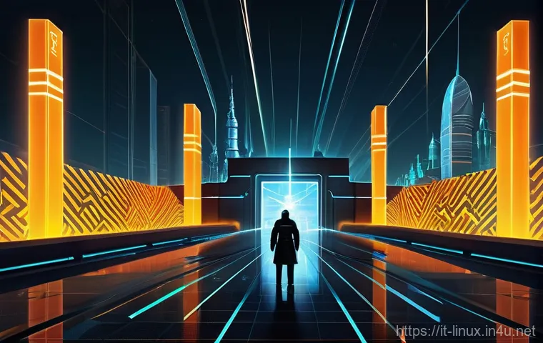 리눅스 필기 시험에서 자주 나오는 주요 이론 정리 - **Prompt: The Filesystem Grand Library**
    "A breathtaking, enormous, stylized library where the s...