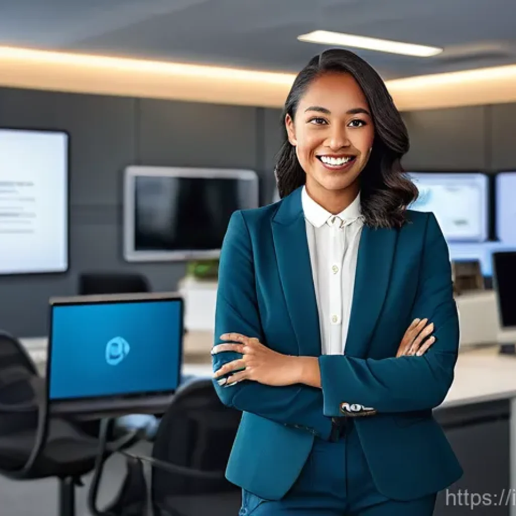 리눅스 자격증 취득 후 성공적인 커리어 전환 사례 - **Prompt 1: Career Transformation and Success**
    "A young professional, early 30s, with a radiant...