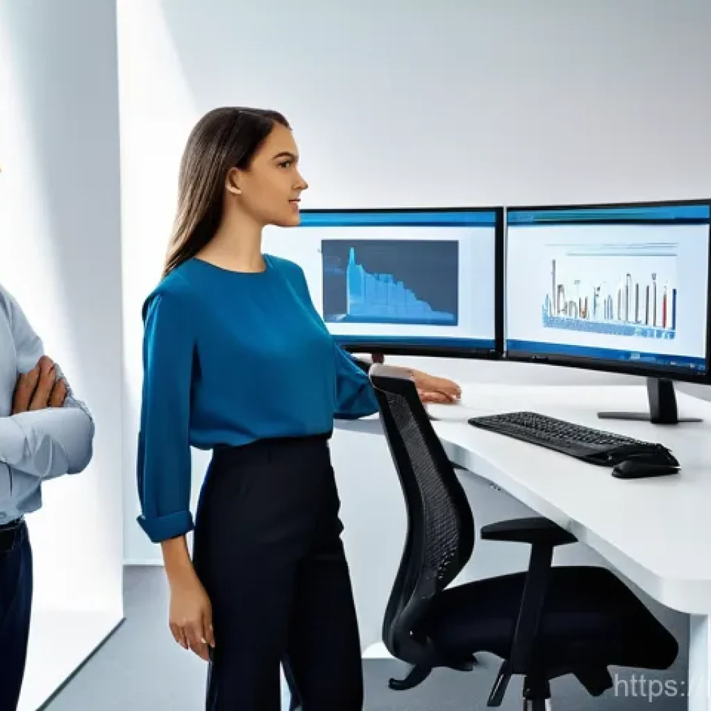 리눅스 자격증 취득 후 프로젝트 관리 경험 - A vibrant, professional scene depicting a diverse group of 4-5 individuals (men and women, all adult...