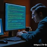 리눅스 실무에서 자주 발생하는 장애와 해결법 - **The Debugging Detective's Late Night Insight:**
    "A person, fully clothed in comfortable, every...