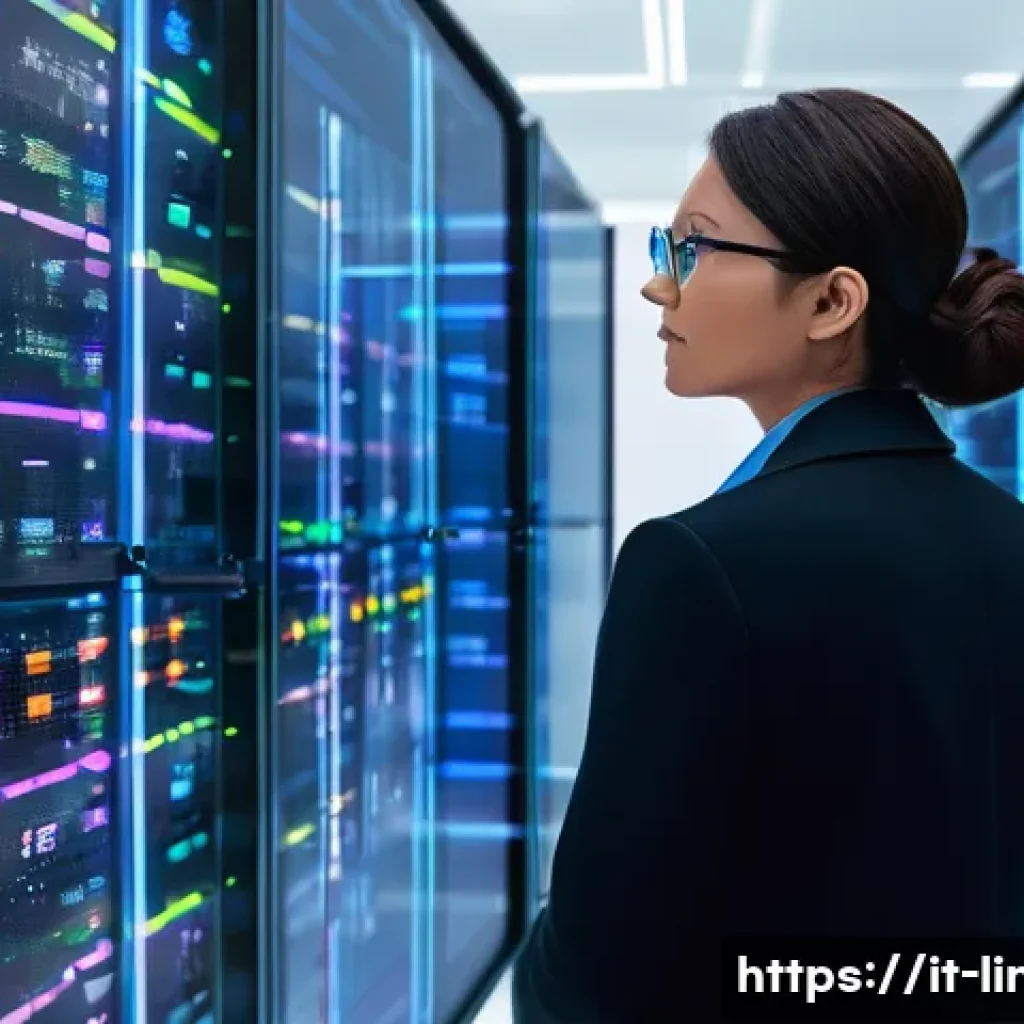 리눅스 실무에서 경험한 스토리지 관리 사례 - **Prompt:** A highly detailed, realistic digital painting of a sophisticated data architect meticulo...